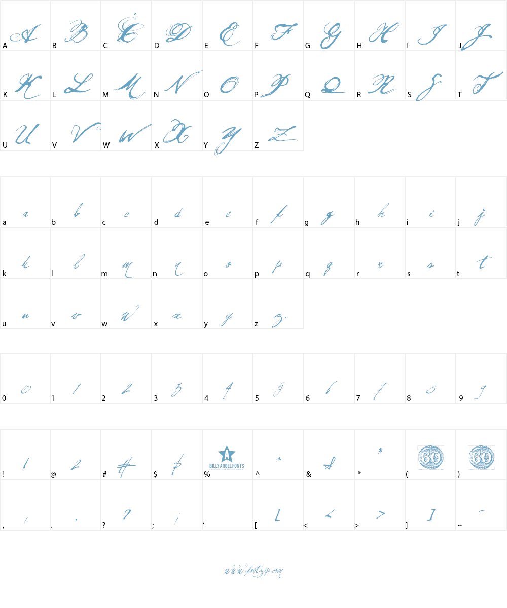 Olho de Boi Font Character